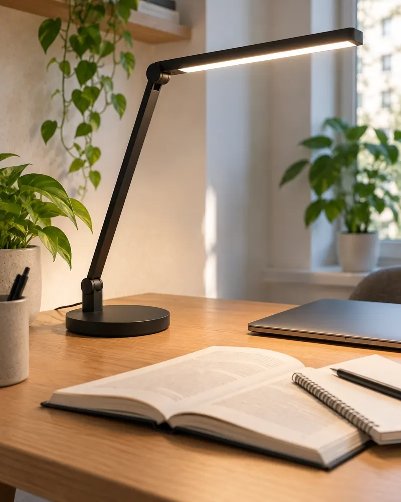 Illustration: Desk lamp with adjustable brightness